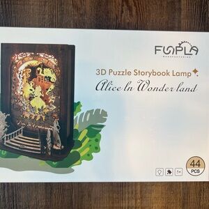 3D Puzzle Storybook Lamp - Alice in Wonderland